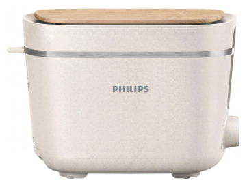 Тостер Philips Series Eco Conscious Edition 830Вт, кришка від пилу, пластик, білий HD2640/10 фото