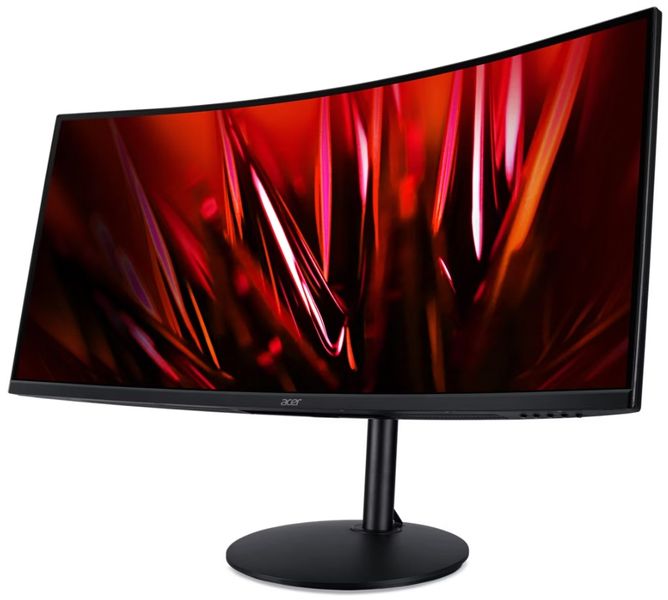 Монiтор TFT ACER 34" XZ342CUS3bmiipphx (UM.CX2EE.309) 21:9 WQHD VA Curved 180Hz HDMI DP USB-C HAS Bl UM.CX2EE.309 фото