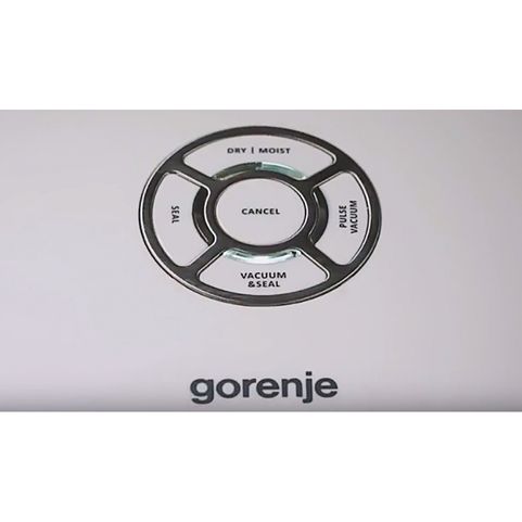 Вакууматор Gorenje для пакетів, 120Вт, 30см, електронне керування, +10 пакетів, пластик, білий VS120W фото