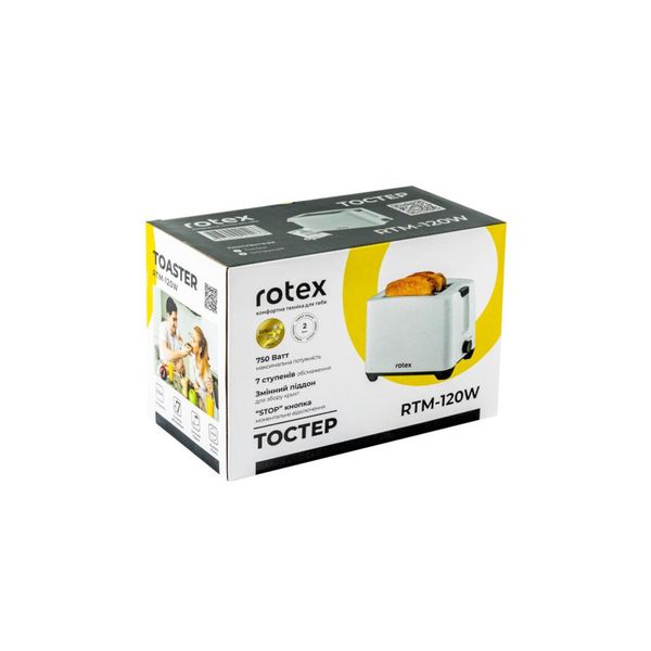 Тостер Rotex RTM120-W RTM120-W фото