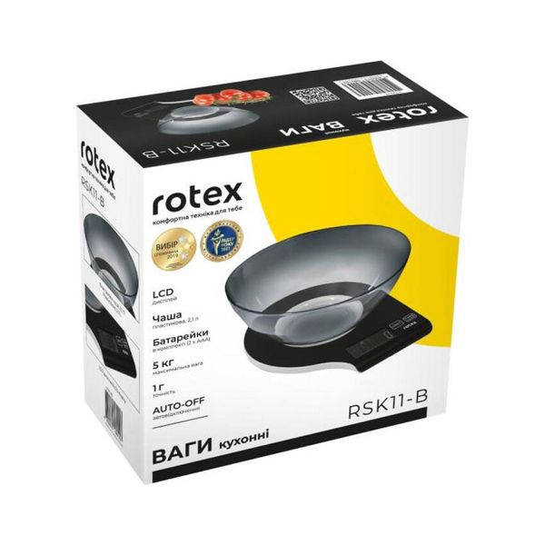 Ваги кухонні Rotex RSK11-B RSK11-B фото