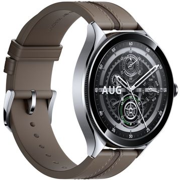 Смарт-годинник Xiaomi Watch 2 Pro Bluetooth Silver Case with Brown Leather Strap (1006733) 1006733 фото