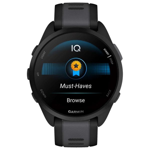 Смарт-годинник Garmin Forerunner 165 Music, Black/Slate Grey, GPS (010-02863-30) 010-02863-30 фото