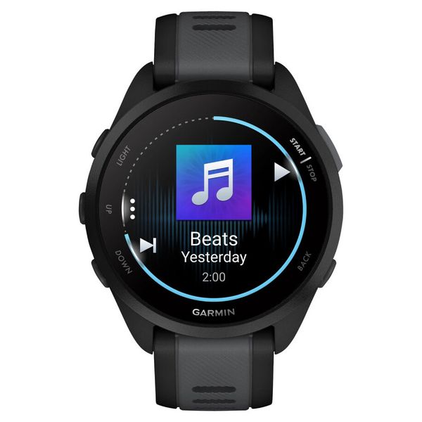 Смарт-годинник Garmin Forerunner 165 Music, Black/Slate Grey, GPS (010-02863-30) 010-02863-30 фото