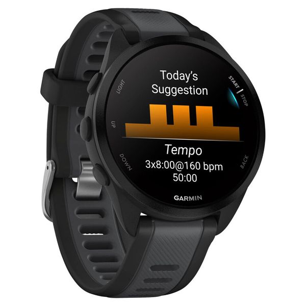 Смарт-годинник Garmin Forerunner 165 Music, Black/Slate Grey, GPS (010-02863-30) 010-02863-30 фото