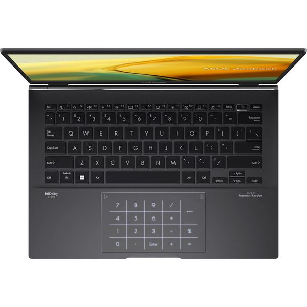 Ноутбук ASUS Zenbook 14 UM3402YA-KP751 14" WQXGA IPS, AMD R5-7430U, 16GB, F1TB, UMA, NoOS, Чорний 90NB0W95-M01C20 фото