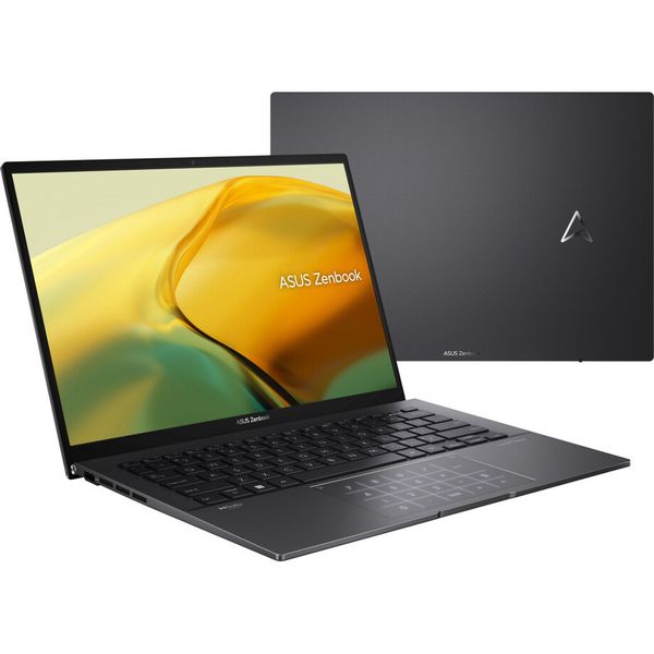 Ноутбук ASUS Zenbook 14 UM3402YA-KP751 14" WQXGA IPS, AMD R5-7430U, 16GB, F1TB, UMA, NoOS, Чорний 90NB0W95-M01C20 фото