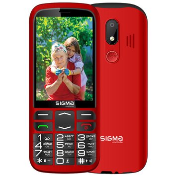 Мобільний телефон Sigma Comfort 50 Optima Type-C Red (4827798122327) 4827798122327 фото