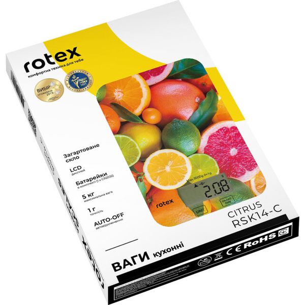 Ваги кухонні Rotex RSK14-C citrus RSK14-C citrus фото