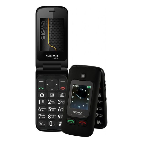 Мобільний телефон Sigma Comfort 50 Shell Duo Type-C Black (4827798212523) 4827798212523 фото