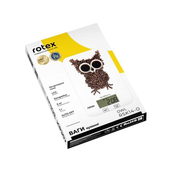 Ваги кухонні Rotex RSK14-O owl RSK14-O owl фото