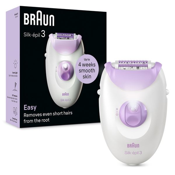 Епілятор BRAUN Електр епiлятор Silk-еpil 3 SE 3-000 80743155 фото