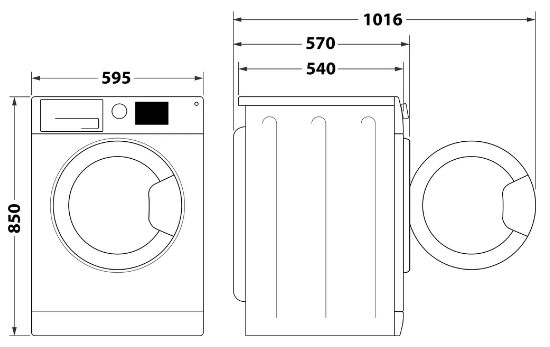 Прально-сушильна машина WHIRLPOOL FFWDB 864349 BV UA 869991661320 фото