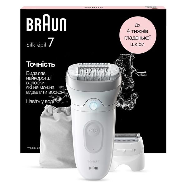 Епілятор BRAUN Електр епiлятор Silk-еpil 7 SE 7-041 80743169 фото