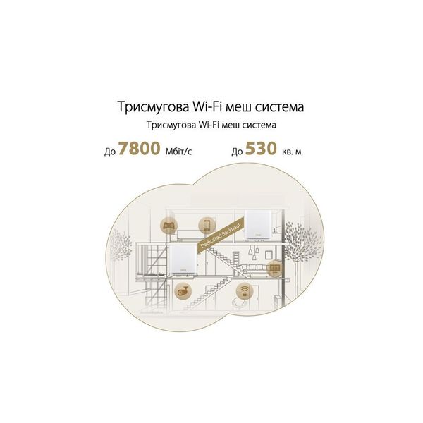 Маршрутизатор ASUS ZenWiFi XT9 1PK (90IG0740-MO3B60) 90IG0740-MO3B60 фото