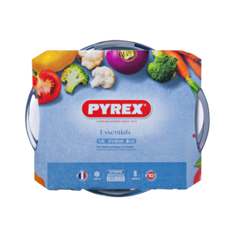 Каструля с/к PYREX ESSENTIALS кругл. 1,1л+0,3л упак (207A000/7643) 207A000/7643 фото