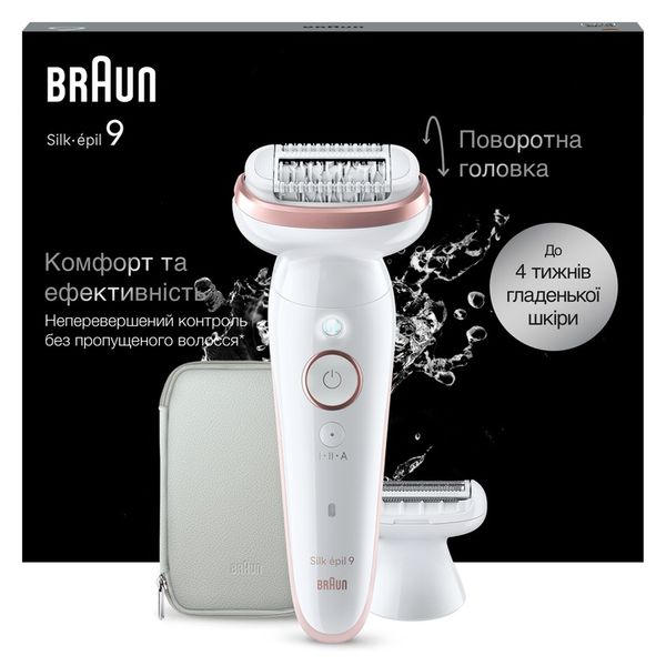 Епілятор BRAUN Електр епiлятор Silk_epil 9 SES 9-030 80743180 фото